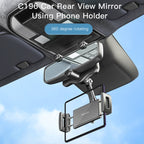 Yesido C196 Car Rearview Mirror Using Phone Holder, C196 – Durable Build, Easy to Use