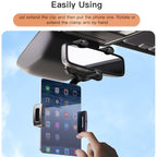Yesido C196 Car Rearview Mirror Using Phone Holder, C196 – Durable Build, Easy to Use