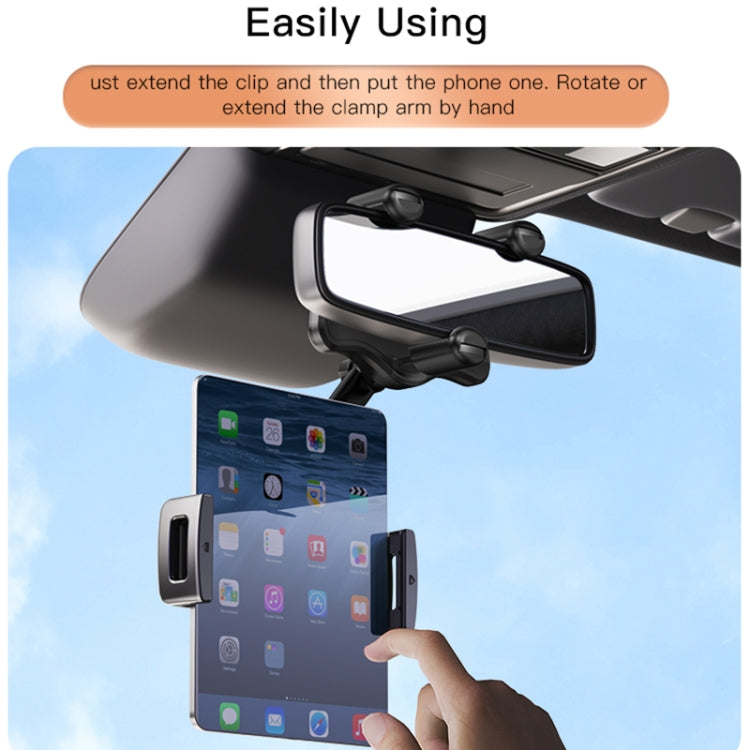 Yesido C196 Car Rearview Mirror Using Phone Holder, C196 – Durable Build, Easy to Use