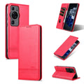 AZNS Magnetic Calf Texture Flip Leather Phone Case – Magnetic, Card Slot, Flip, For Huawei P60 / P60 Pro, For Honor X5