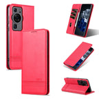 AZNS Magnetic Calf Texture Flip Leather Phone Case – Magnetic, Card Slot, Flip, For Huawei P60 / P60 Pro, For Honor X5