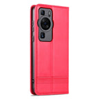 AZNS Magnetic Calf Texture Flip Leather Phone Case – Magnetic, Card Slot, Flip, For Huawei P60 / P60 Pro, For Honor X5