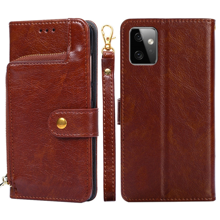 Zipper Bag Leather Phone Case – Card Slot, Leather, TPU, For Motorola Moto G Power 2023, For OPPO Find X6 5G, For OPPO Find X6 Pro 5G, For Realme C55 4G, For Realme GT Neo5, For Realme V30 5G / V30T