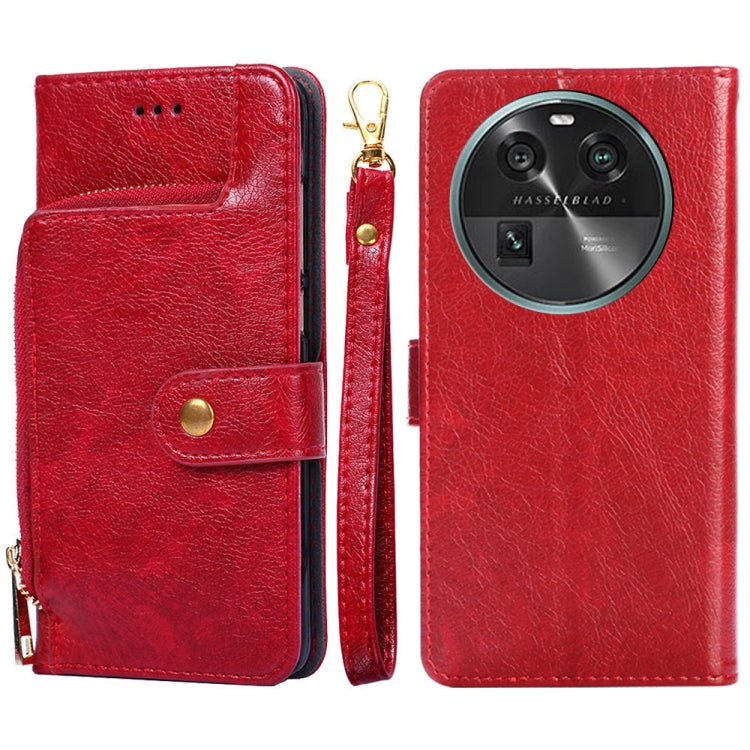 Zipper Bag Leather Phone Case – Card Slot, Leather, TPU, For Motorola Moto G Power 2023, For OPPO Find X6 5G, For OPPO Find X6 Pro 5G, For Realme C55 4G, For Realme GT Neo5, For Realme V30 5G / V30T