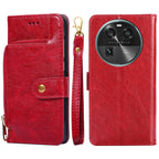 Zipper Bag Leather Phone Case – Card Slot, Leather, TPU, For Motorola Moto G Power 2023, For OPPO Find X6 5G, For OPPO Find X6 Pro 5G, For Realme C55 4G, For Realme GT Neo5, For Realme V30 5G / V30T