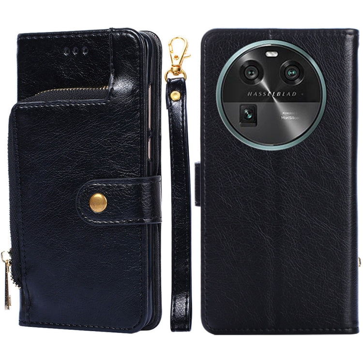 Zipper Bag Leather Phone Case – Card Slot, Leather, TPU, For Motorola Moto G Power 2023, For OPPO Find X6 5G, For OPPO Find X6 Pro 5G, For Realme C55 4G, For Realme GT Neo5, For Realme V30 5G / V30T