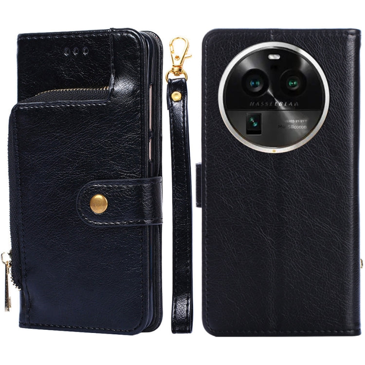 Zipper Bag Leather Phone Case – Card Slot, Leather, TPU, For Motorola Moto G Power 2023, For OPPO Find X6 5G, For OPPO Find X6 Pro 5G, For Realme C55 4G, For Realme GT Neo5, For Realme V30 5G / V30T