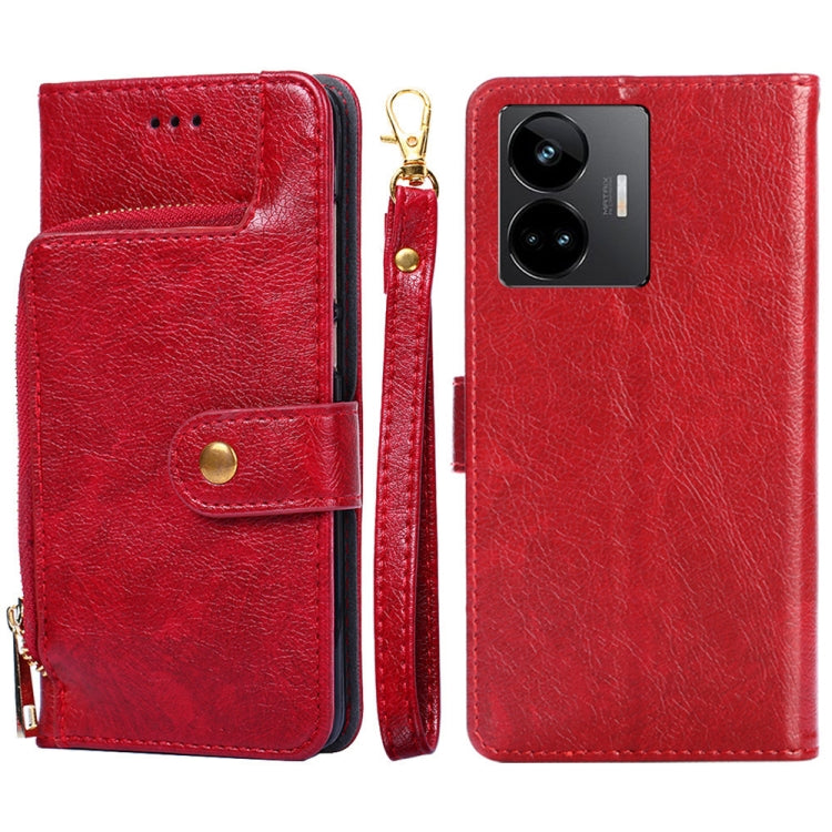 Zipper Bag Leather Phone Case – Card Slot, Leather, TPU, For Motorola Moto G Power 2023, For OPPO Find X6 5G, For OPPO Find X6 Pro 5G, For Realme C55 4G, For Realme GT Neo5, For Realme V30 5G / V30T