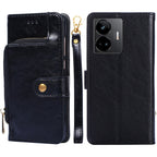 Zipper Bag Leather Phone Case – Card Slot, Leather, TPU, For Motorola Moto G Power 2023, For OPPO Find X6 5G, For OPPO Find X6 Pro 5G, For Realme C55 4G, For Realme GT Neo5, For Realme V30 5G / V30T