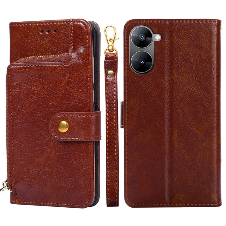 Zipper Bag Leather Phone Case – Card Slot, Leather, TPU, For Motorola Moto G Power 2023, For OPPO Find X6 5G, For OPPO Find X6 Pro 5G, For Realme C55 4G, For Realme GT Neo5, For Realme V30 5G / V30T