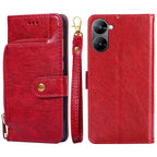 Zipper Bag Leather Phone Case – Card Slot, Leather, TPU, For Motorola Moto G Power 2023, For OPPO Find X6 5G, For OPPO Find X6 Pro 5G, For Realme C55 4G, For Realme GT Neo5, For Realme V30 5G / V30T