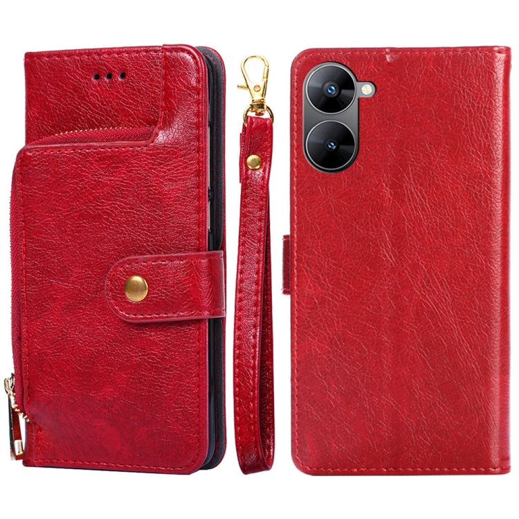 Zipper Bag Leather Phone Case – Card Slot, Leather, TPU, For Motorola Moto G Power 2023, For OPPO Find X6 5G, For OPPO Find X6 Pro 5G, For Realme C55 4G, For Realme GT Neo5, For Realme V30 5G / V30T