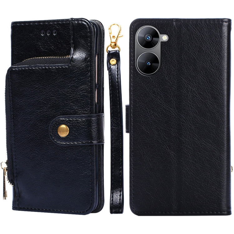 Zipper Bag Leather Phone Case – Card Slot, Leather, TPU, For Motorola Moto G Power 2023, For OPPO Find X6 5G, For OPPO Find X6 Pro 5G, For Realme C55 4G, For Realme GT Neo5, For Realme V30 5G / V30T