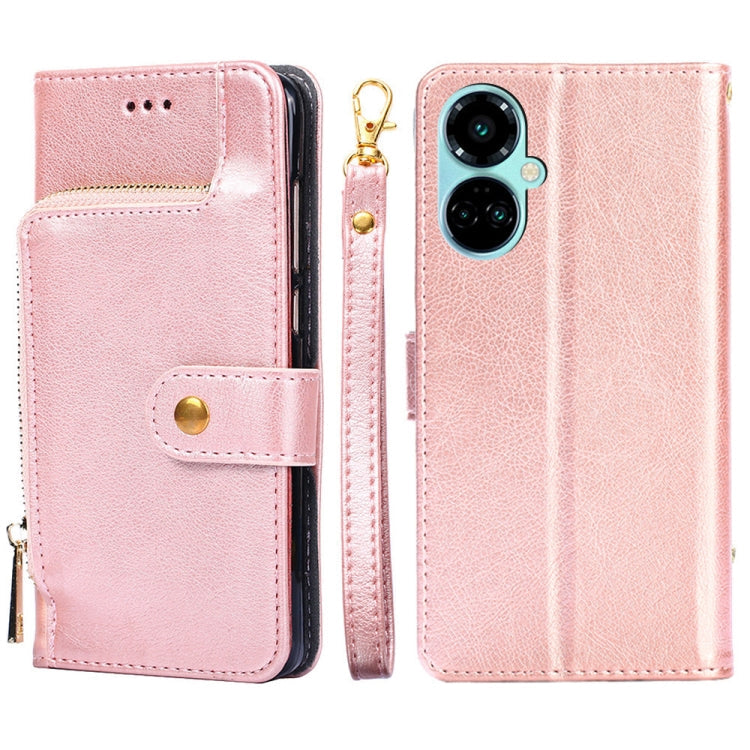 Zipper Bag Leather Phone Case – Card Slot, Leather, TPU, For Tecno Camon 19 / 19 Pro, For Tecno Pop 6 Pro, For Tecno Pova 4 Pro, For vivo S16e, For vivo Y100 5G, For Xiaomi Redmi Note 12 4G Global