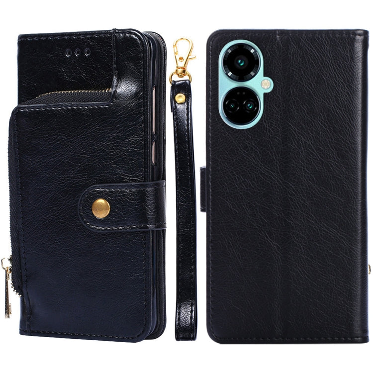 Zipper Bag Leather Phone Case – Card Slot, Leather, TPU, For Tecno Camon 19 / 19 Pro, For Tecno Pop 6 Pro, For Tecno Pova 4 Pro, For vivo S16e, For vivo Y100 5G, For Xiaomi Redmi Note 12 4G Global