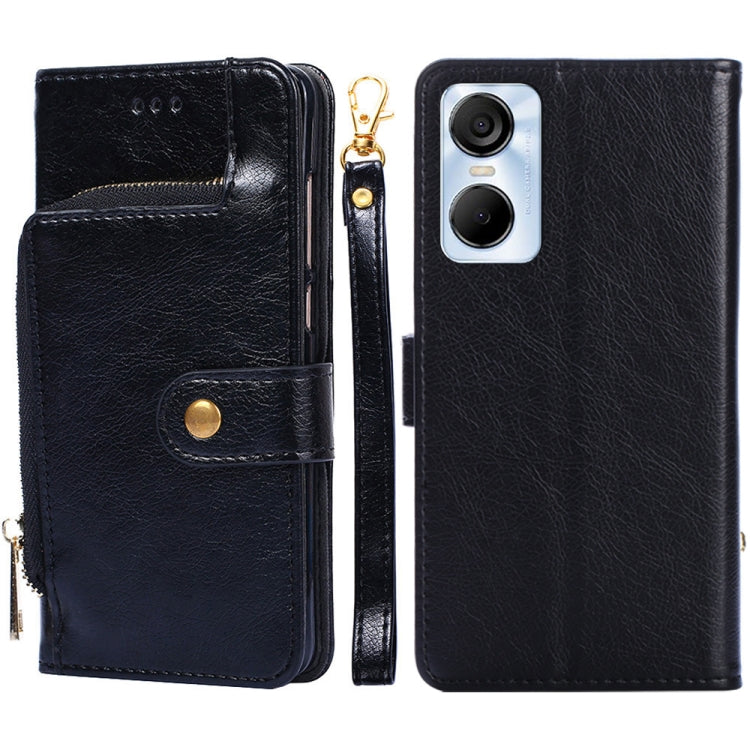 Zipper Bag Leather Phone Case – Card Slot, Leather, TPU, For Tecno Camon 19 / 19 Pro, For Tecno Pop 6 Pro, For Tecno Pova 4 Pro, For vivo S16e, For vivo Y100 5G, For Xiaomi Redmi Note 12 4G Global