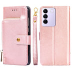 Zipper Bag Leather Phone Case – Card Slot, Leather, TPU, For Tecno Camon 19 / 19 Pro, For Tecno Pop 6 Pro, For Tecno Pova 4 Pro, For vivo S16e, For vivo Y100 5G, For Xiaomi Redmi Note 12 4G Global