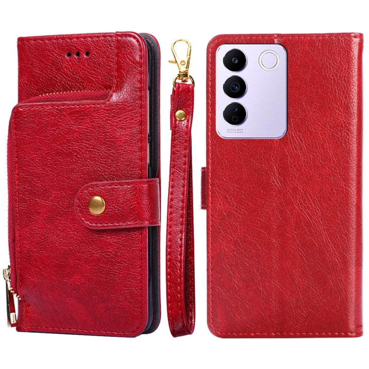 Zipper Bag Leather Phone Case – Card Slot, Leather, TPU, For Tecno Camon 19 / 19 Pro, For Tecno Pop 6 Pro, For Tecno Pova 4 Pro, For vivo S16e, For vivo Y100 5G, For Xiaomi Redmi Note 12 4G Global