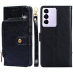 Zipper Bag Leather Phone Case – Card Slot, Leather, TPU, For Tecno Camon 19 / 19 Pro, For Tecno Pop 6 Pro, For Tecno Pova 4 Pro, For vivo S16e, For vivo Y100 5G, For Xiaomi Redmi Note 12 4G Global