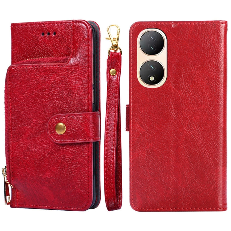 Zipper Bag Leather Phone Case – Card Slot, Leather, TPU, For Tecno Camon 19 / 19 Pro, For Tecno Pop 6 Pro, For Tecno Pova 4 Pro, For vivo S16e, For vivo Y100 5G, For Xiaomi Redmi Note 12 4G Global
