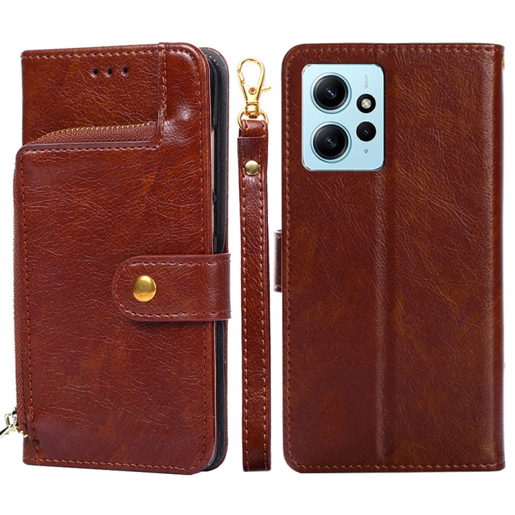 Zipper Bag Leather Phone Case – Card Slot, Leather, TPU, For Tecno Camon 19 / 19 Pro, For Tecno Pop 6 Pro, For Tecno Pova 4 Pro, For vivo S16e, For vivo Y100 5G, For Xiaomi Redmi Note 12 4G Global