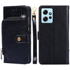 Zipper Bag Leather Phone Case – Card Slot, Leather, TPU, For Tecno Camon 19 / 19 Pro, For Tecno Pop 6 Pro, For Tecno Pova 4 Pro, For vivo S16e, For vivo Y100 5G, For Xiaomi Redmi Note 12 4G Global