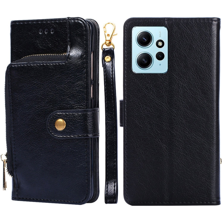 Zipper Bag Leather Phone Case – Card Slot, Leather, TPU, For Tecno Camon 19 / 19 Pro, For Tecno Pop 6 Pro, For Tecno Pova 4 Pro, For vivo S16e, For vivo Y100 5G, For Xiaomi Redmi Note 12 4G Global