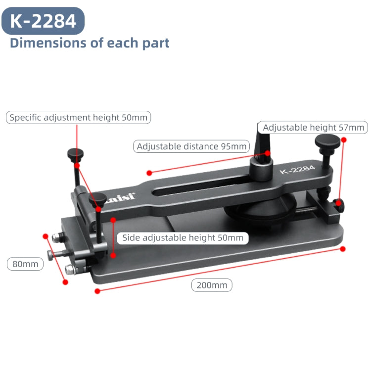 Kaisi K-2284 Universal Unheated LCD Screen Separator Fixture, K-2284 – Aluminum Alloy
