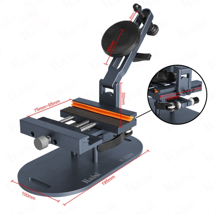 Kaisi K-2292 2 in1 360 Rotation Multifunctional Fixture, K-2292 – Aluminum Alloy