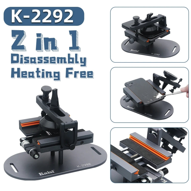 Kaisi K-2292 2 in1 360 Rotation Multifunctional Fixture, K-2292 – Aluminum Alloy