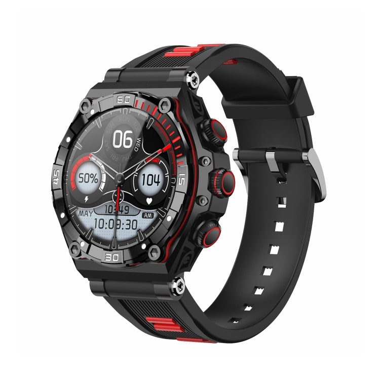 CT18 1.43 inch AMOLED Screen Smart Watch Supports Bluetooth Call/Blood Oxygen Detection Red