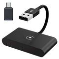 THT-020-2 USB + USB-C / Type-C Wired to Wireless Carplay Adapter for iPhone, THT-020-2 – Durable Build, Easy to Use THT-020-2