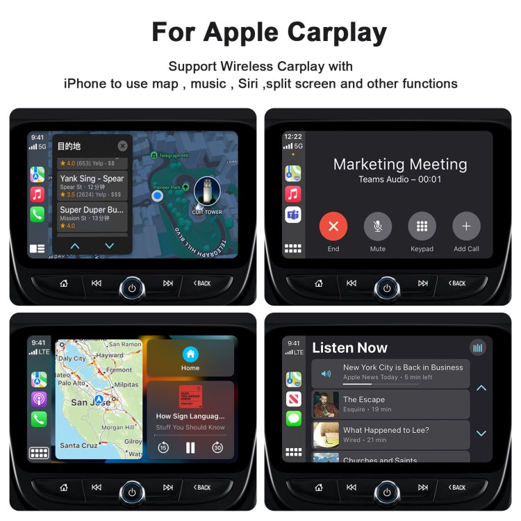 THT-020-2 USB + USB-C / Type-C Wired to Wireless Carplay Adapter for iPhone, THT-020-2 – Durable Build, Easy to Use