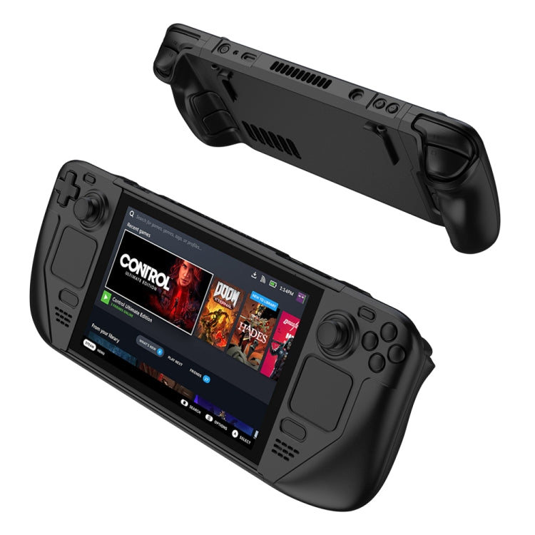 GKK For Steam Deck Color Contrast Anti-fall Game Console Case, GKK Case(Blue), GKK Case(Black), GKK Case(Red) – Durable Build, Easy to Use GKK Case(Black) Black