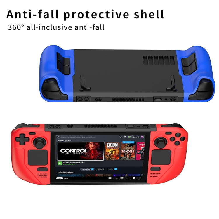GKK For Steam Deck Color Contrast Anti-fall Game Console Case, GKK Case(Blue), GKK Case(Black), GKK Case(Red) – Durable Build, Easy to Use