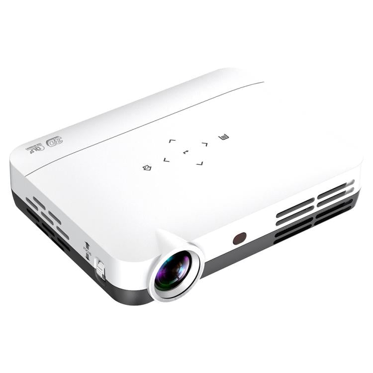 WOWOTO H10S TIDLP DMD 0.45 inch 1920 x 1080P 4K 500ANSI RGB LED Smart Projector, H10S – Bluetooth, TPU, 4K H10S US Plug