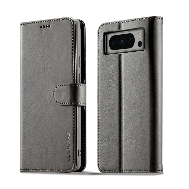 LC.IMEEKE Calf Texture Horizontal Flip Leather Case – Card Slot, Flip, Leather, For Google Pixel 8 Pro