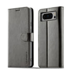 LC.IMEEKE Calf Texture Horizontal Flip Leather Case – Card Slot, Flip, Leather, For Google Pixel 8 Pro