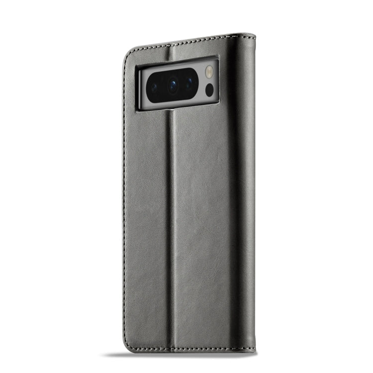 LC.IMEEKE Calf Texture Horizontal Flip Leather Case – Card Slot, Flip, Leather, For Google Pixel 8 Pro