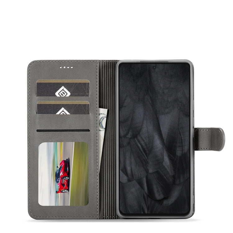 LC.IMEEKE Calf Texture Horizontal Flip Leather Case – Card Slot, Flip, Leather, For Google Pixel 8 Pro