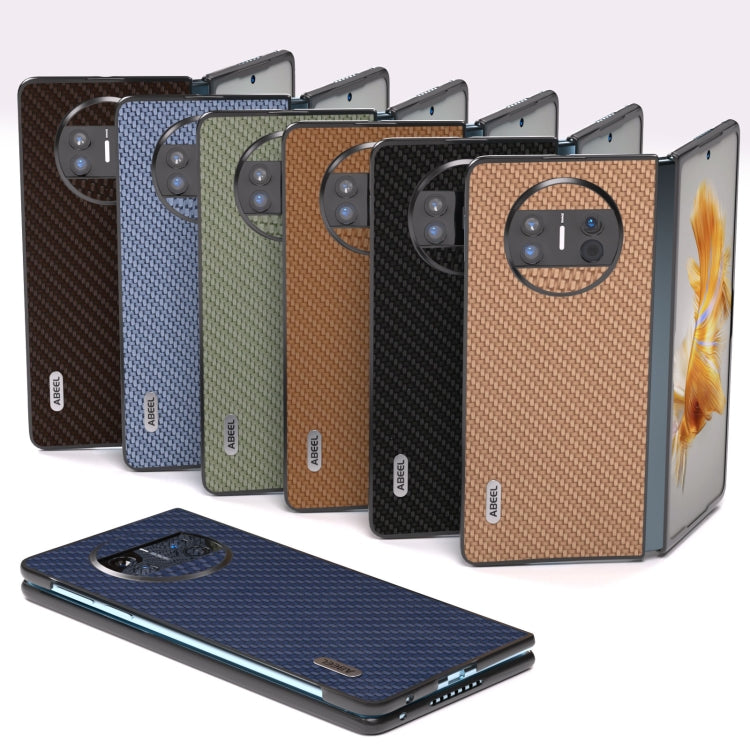 ABEEL Carbon Fiber Texture Protective Phone Case – Durable Build, Easy to Use, For Huawei Mate X3