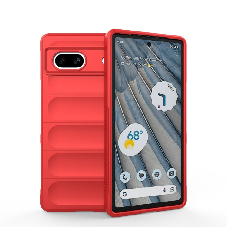 Magic Shield TPU + Flannel Phone Case – TPU, For Google Pixel 8 5G, For Google Pixel 7a