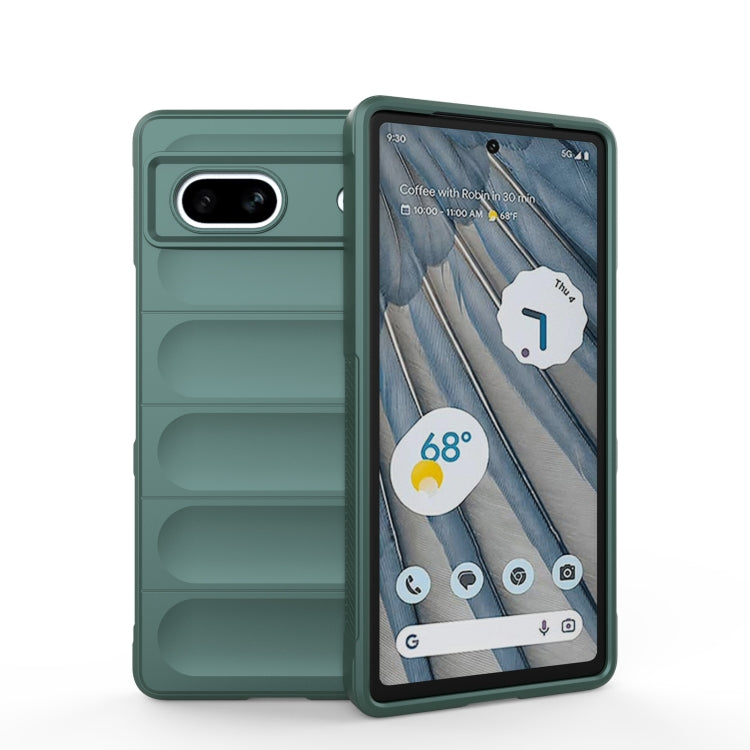 Magic Shield TPU + Flannel Phone Case – TPU, For Google Pixel 8 5G, For Google Pixel 7a
