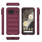 Magic Shield TPU + Flannel Phone Case – TPU, For Google Pixel 8 5G, For Google Pixel 7a