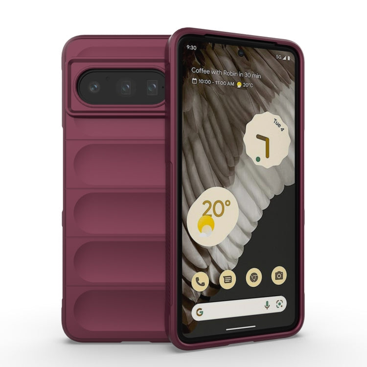 Magic Shield TPU + Flannel Phone Case – TPU, For Google Pixel 9 5G Global, For Google Pixel 8 Pro 5G