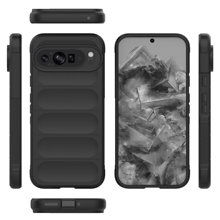 Magic Shield TPU + Flannel Phone Case – TPU, For Google Pixel 9 Pro XL 5G, For Google Pixel 9 Pro 5G