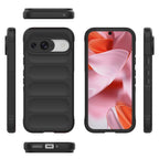 Magic Shield TPU + Flannel Phone Case – TPU, For Google Pixel 9 5G Global, For Google Pixel 8 Pro 5G