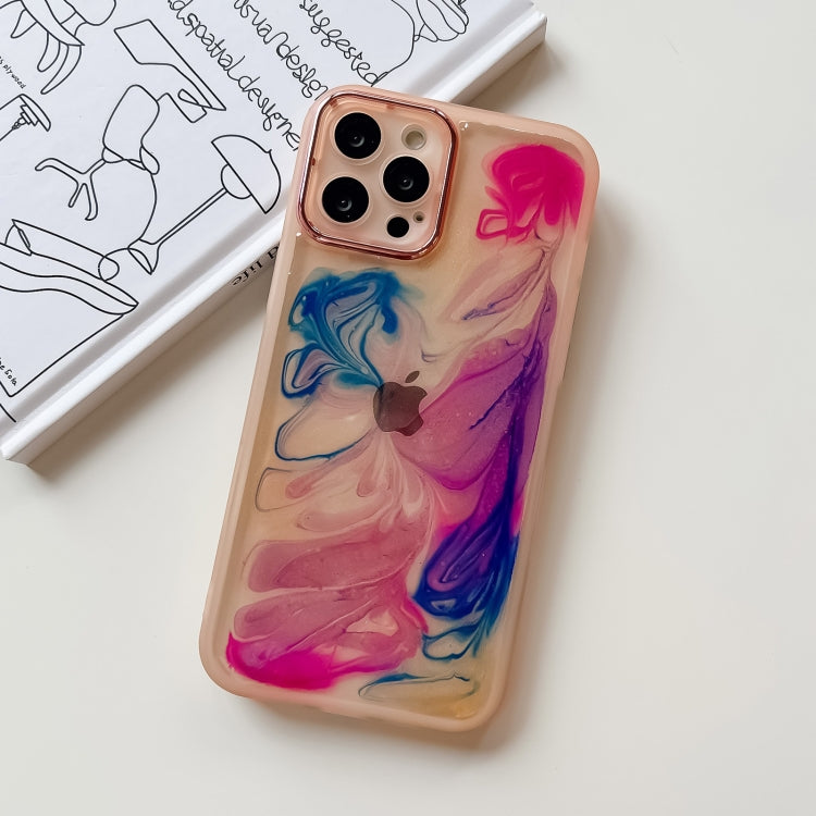 Oil Painting Electroplating TPU Phone Case, For iPhone 12 Pro Max, For...