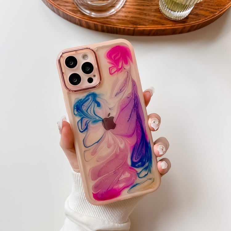 Oil Painting Electroplating TPU Phone Case, For iPhone 12 Pro Max, For...