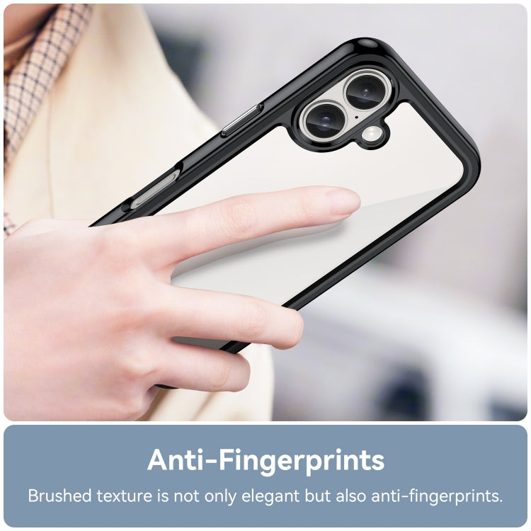 Colorful Series Acrylic + TPU Phone Case, For iPhone 16, For iPhone 15...